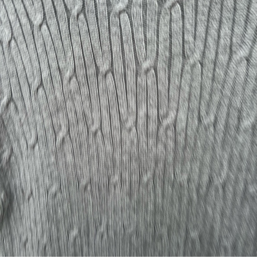 Express Gray Cable Knit Pullover Sweater - image 4